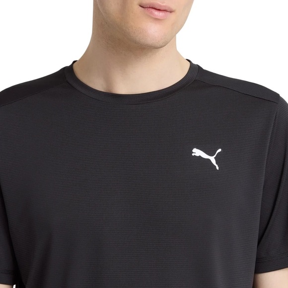 PUMA Men's Active Tee Black Large Airy Short Sleeve Tee - Picture 4 of 14